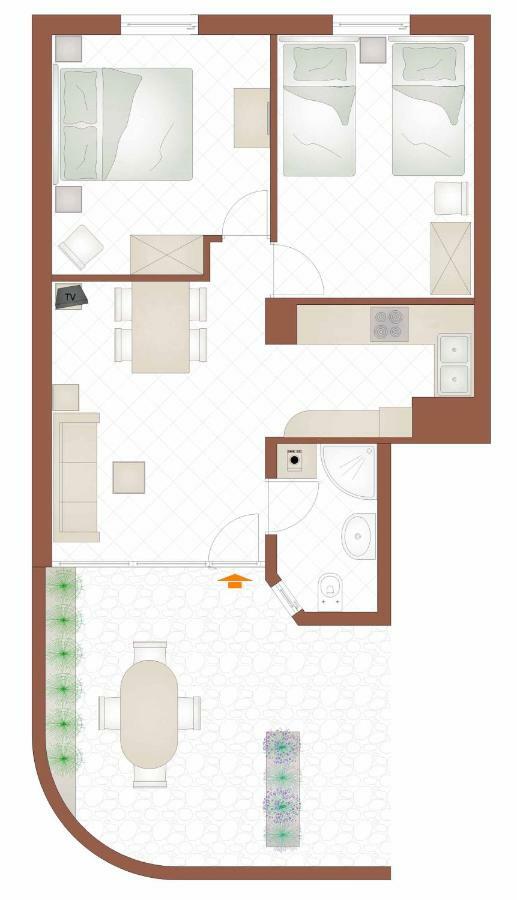 2-Bedroom Apartment 300M From Beach In Punat Zewnętrze zdjęcie